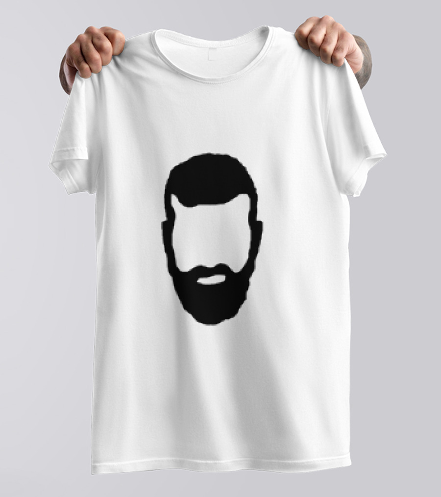 Hauss Beard Silhouette Marc Hauss Face T-Shirt