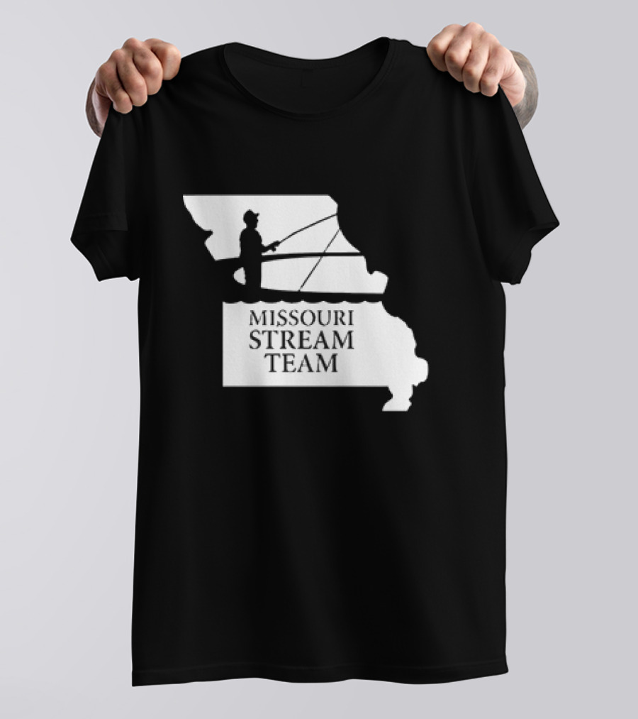 Missouri Stream Team Fishing In State T-Shirt
