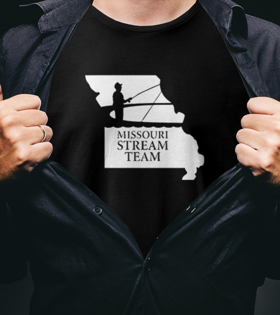Missouri Stream Team Fishing In State T-Shirt