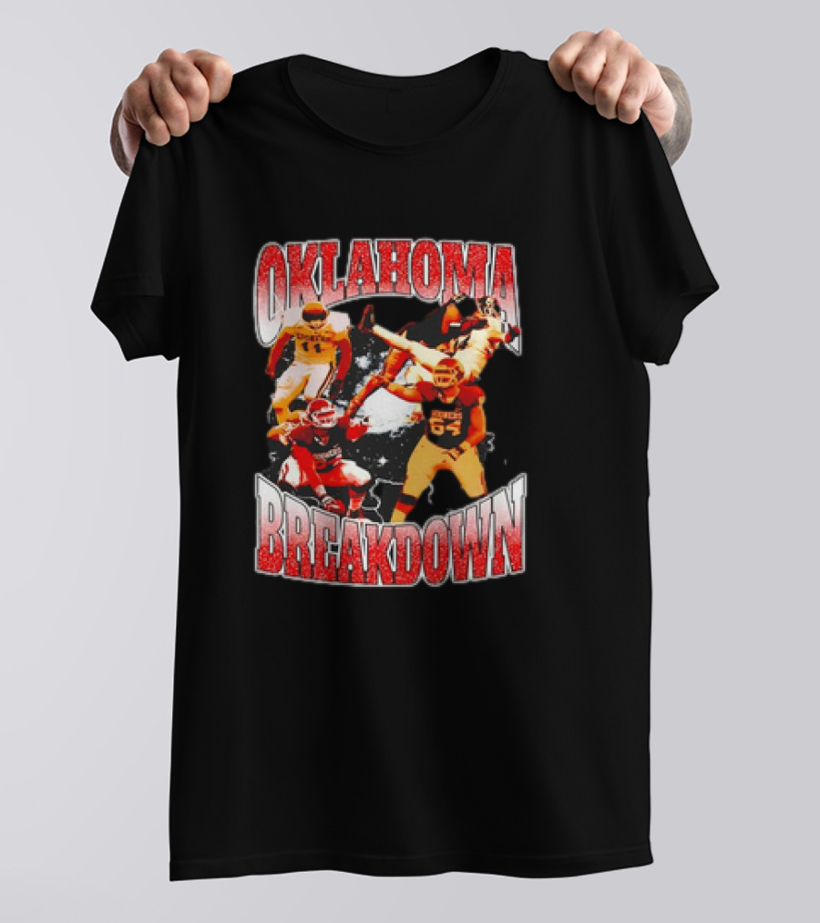 Oklahoma Sooners Football Action Oklahoma Breakdown T-Shirt