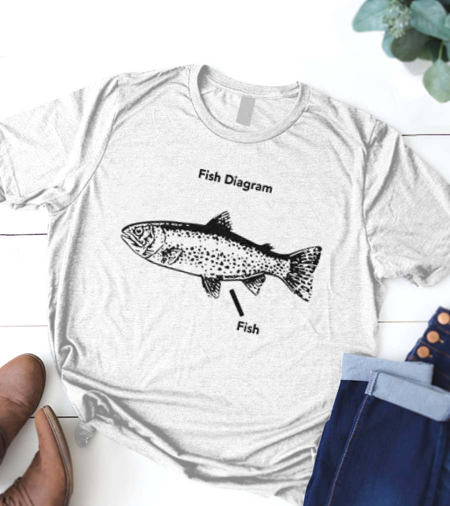Fish Diagram Fish T-Shirt