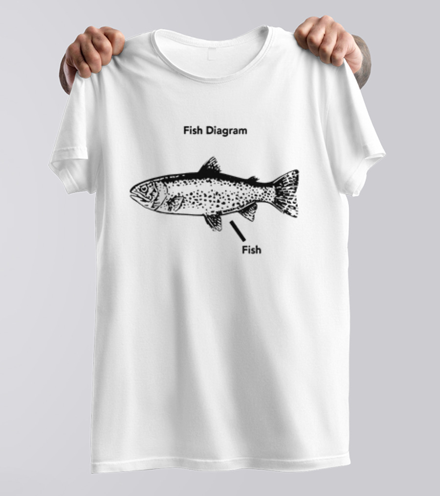 Fish Diagram Fish T-Shirt