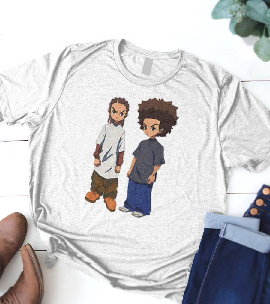 The Boondocks Huey And Riley Duo T-Shirt
