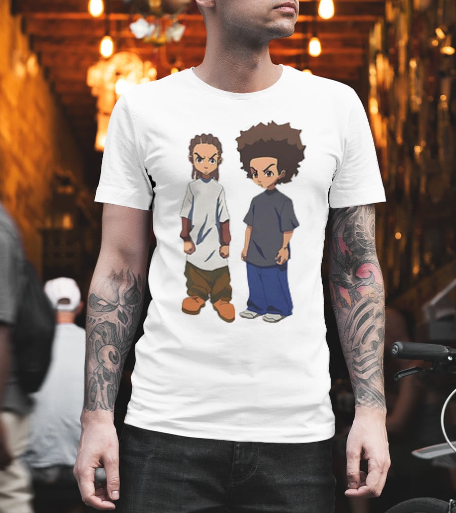 The Boondocks Huey And Riley Duo T-Shirt