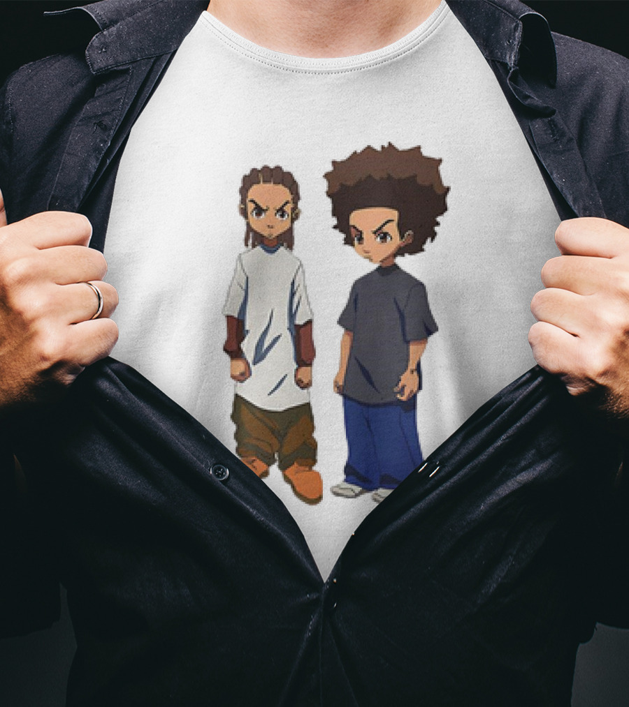 The Boondocks Huey And Riley Duo T-Shirt
