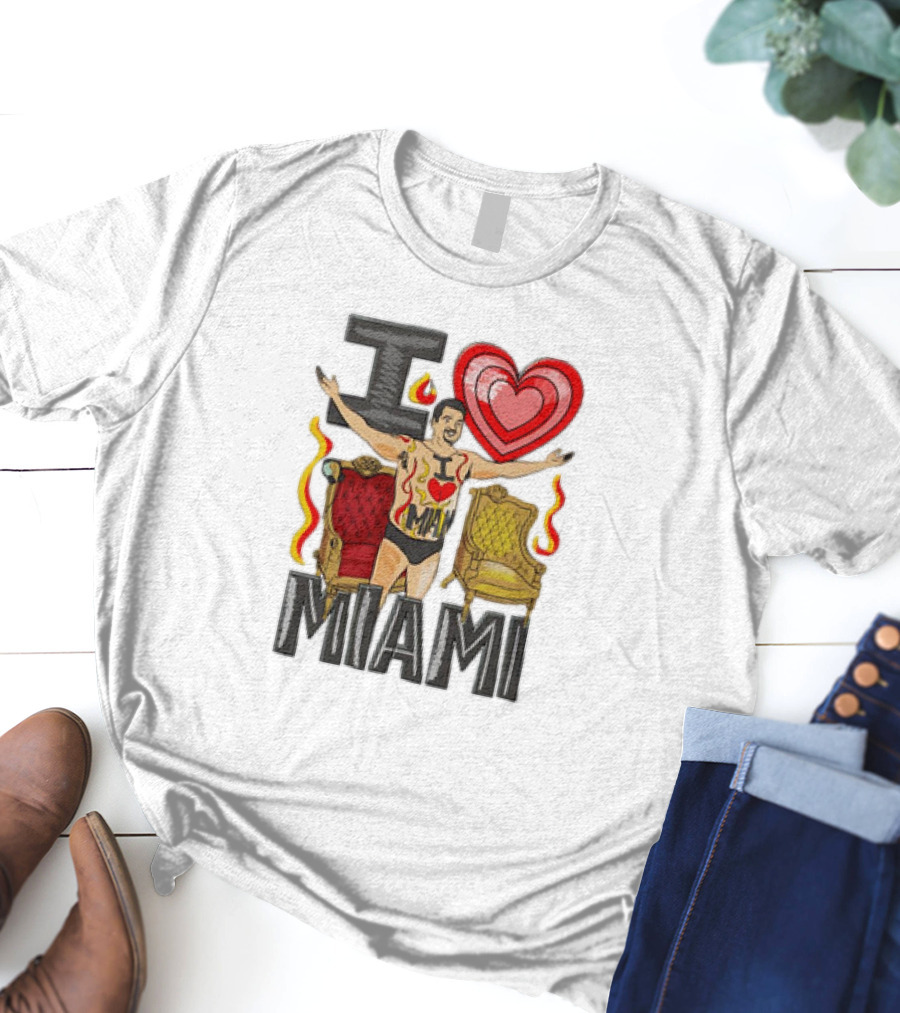 Dan Speedo I Love Miami The Dan LeBatard Show T-Shirt