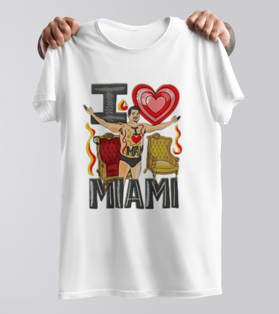 Dan Speedo I Love Miami The Dan LeBatard Show T-Shirt