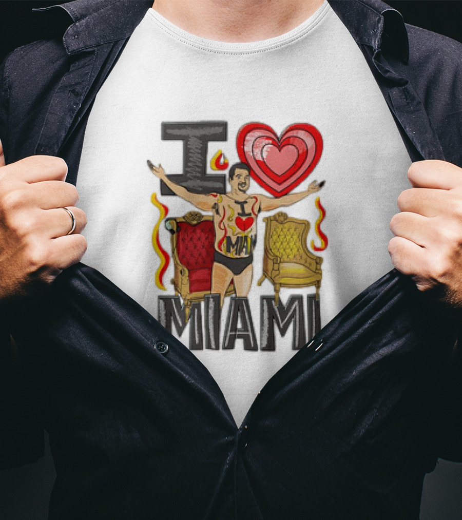 Dan Speedo I Love Miami The Dan LeBatard Show T-Shirt