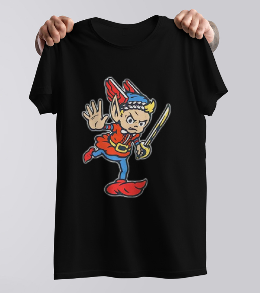 Cleveland Browns Elf Mascot NFL Character T-Shirt