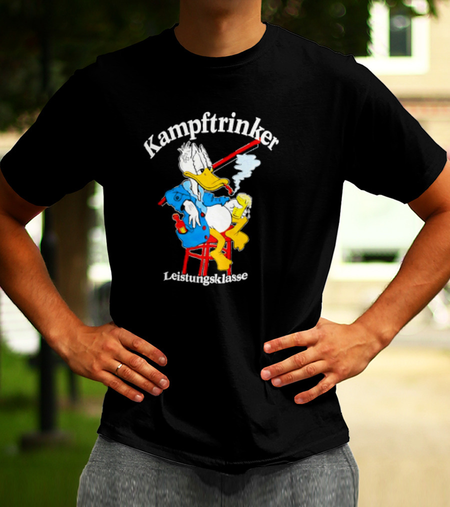Kampftrinker Leistungsklasse Donald Duck Retro T-Shirt