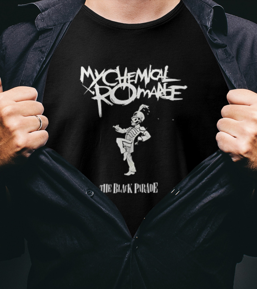 My Chemical Romance The Black Parade Vintage Skeleton Soldier T-Shirt