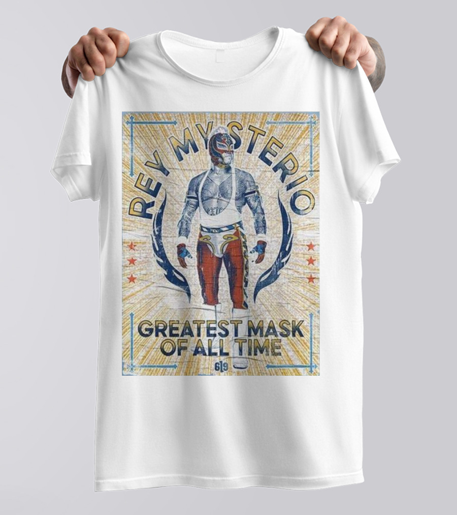 Rey Mysterio Greatest Mask Of All Time 619 T-Shirt