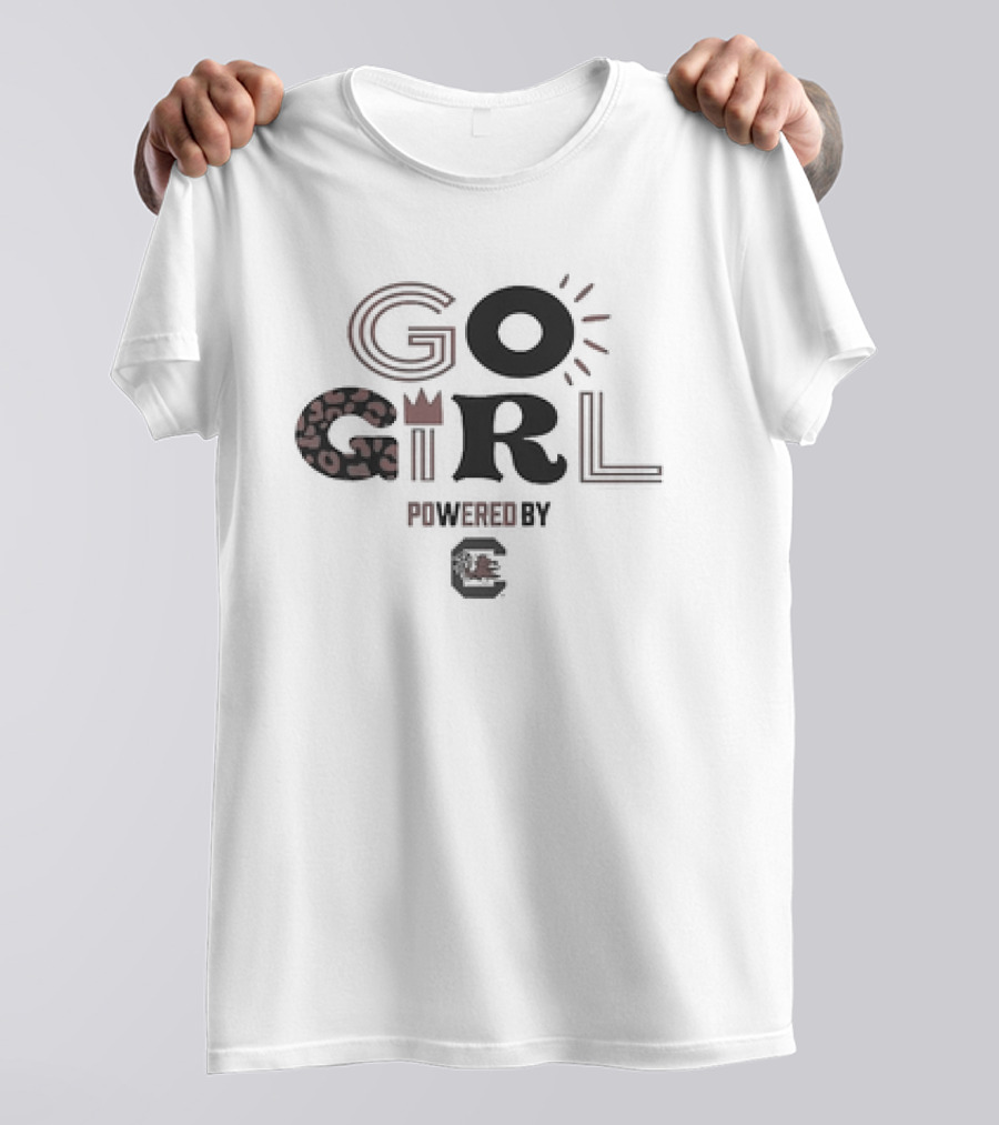Go Girl Powered By South Carolina Gamecocks T-Shirt
