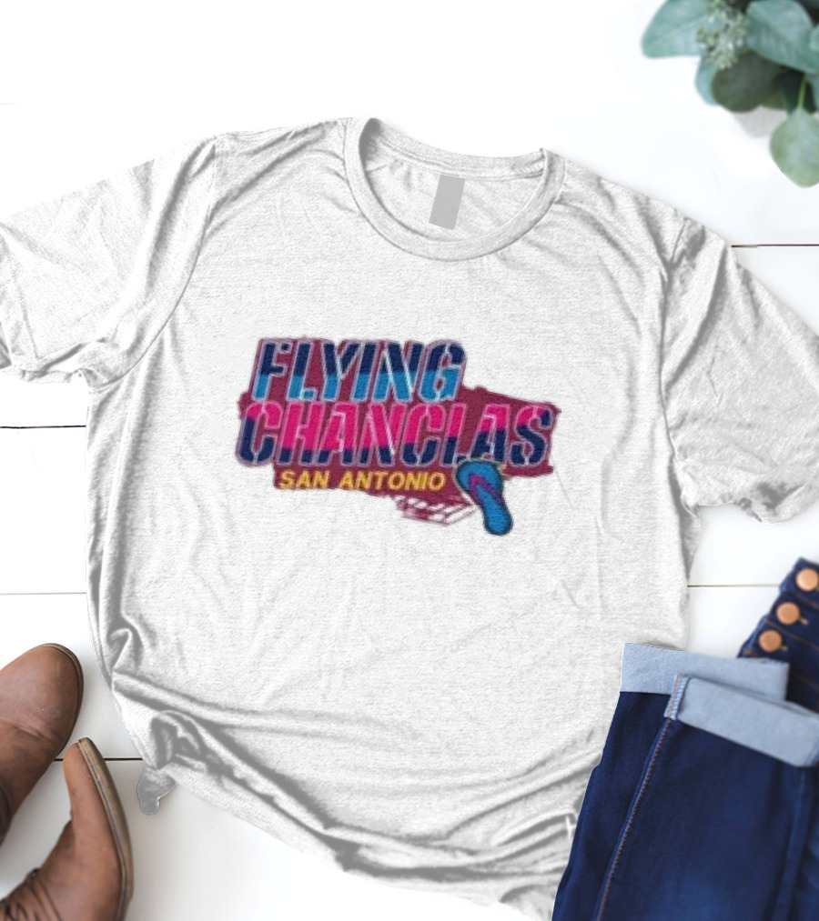 Flying Chanclas San Antonio Pink San Antonio Missions T-Shirt