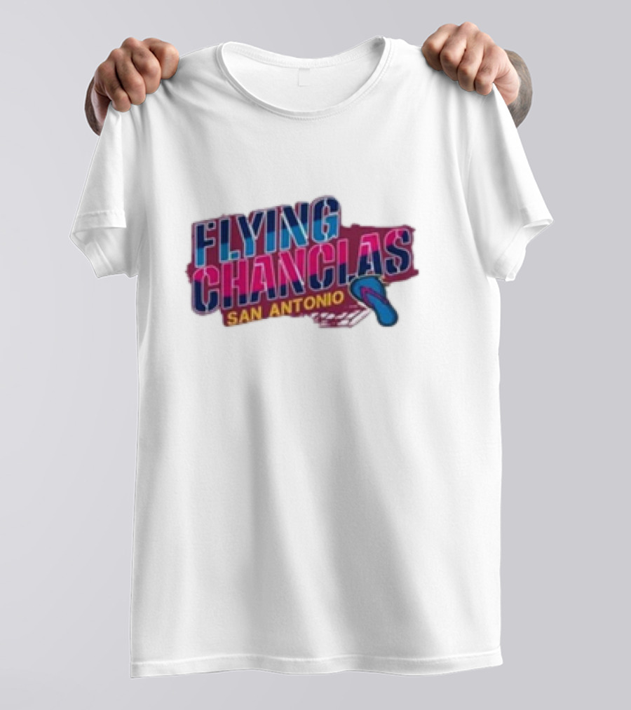 Flying Chanclas San Antonio Pink San Antonio Missions T-Shirt