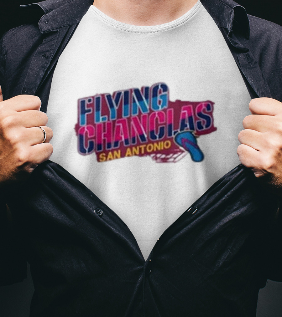 Flying Chanclas San Antonio Pink San Antonio Missions T-Shirt