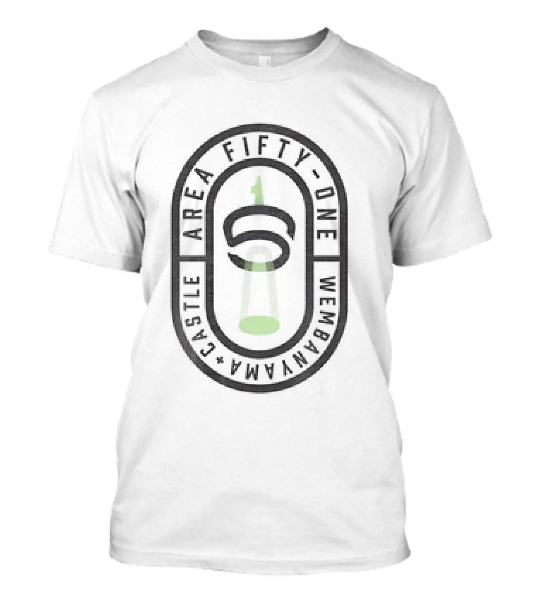 Area Fifty One Wembanyama Castle Alien T-Shirt