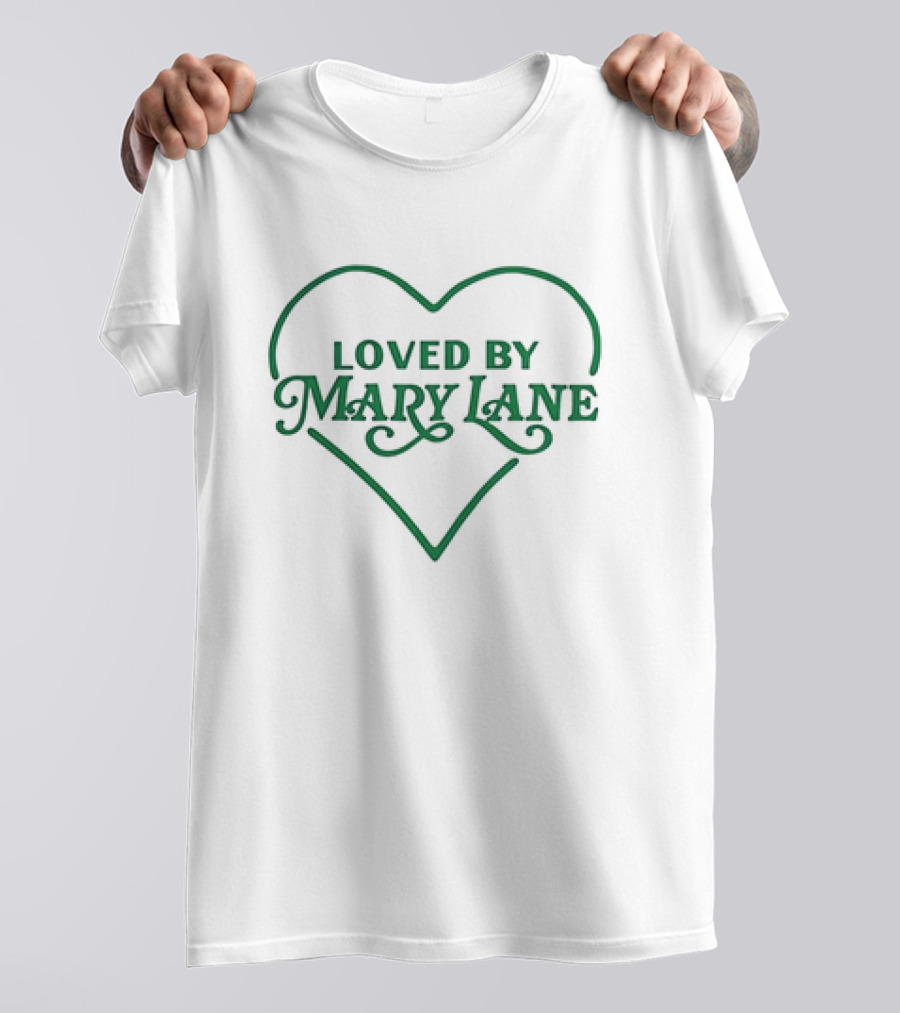 Loved By Mary Lane Heart T-Shirt