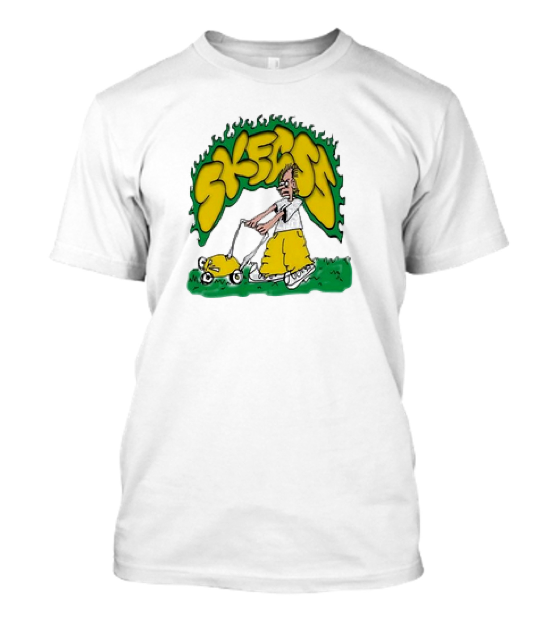 Skegss Lawn Mower Cartoon Graphic Classic T-Shirt