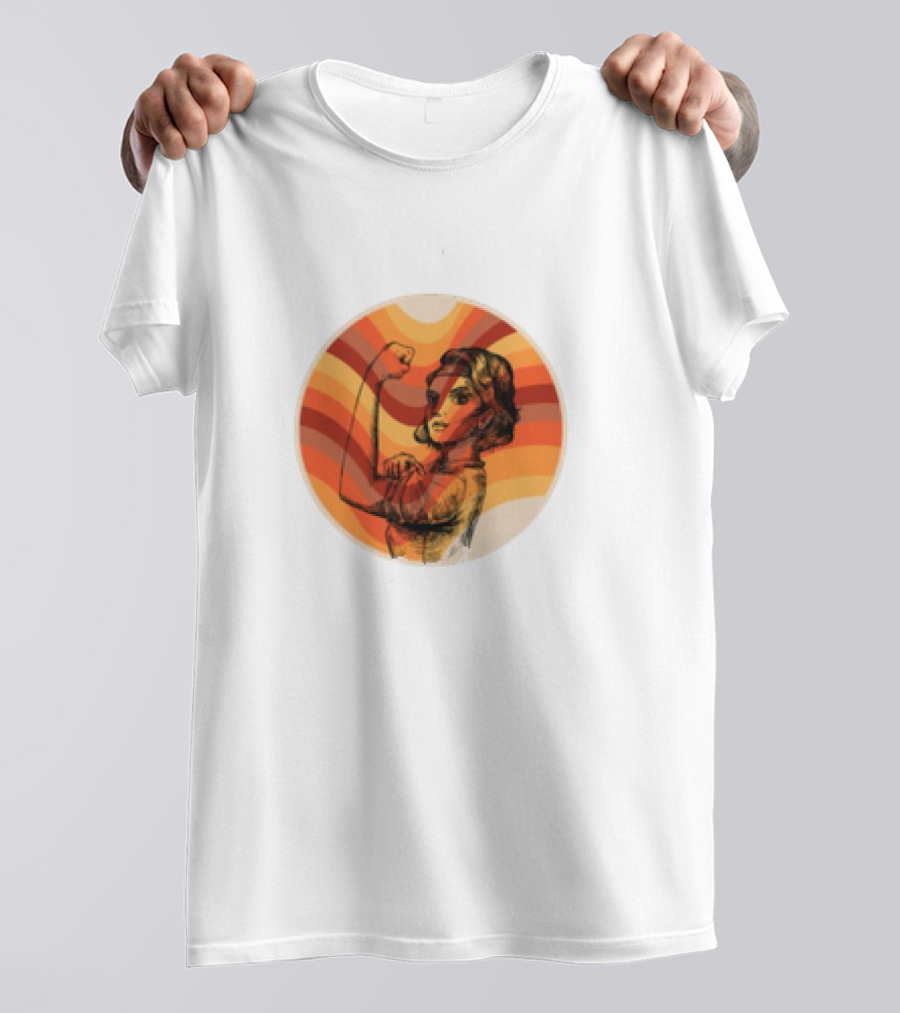 Strong Women Empower International Women's Day Feminism Retro Vintage T-Shirt