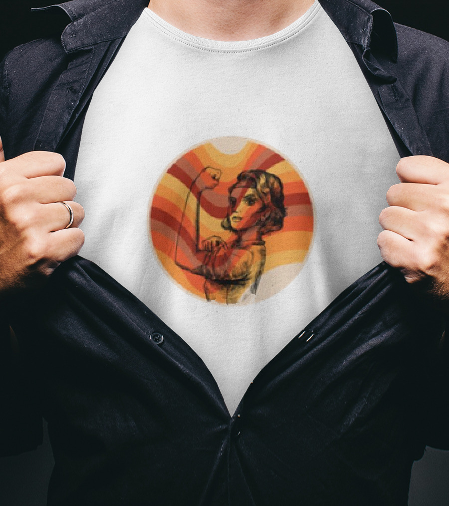 Strong Women Empower International Women's Day Feminism Retro Vintage T-Shirt