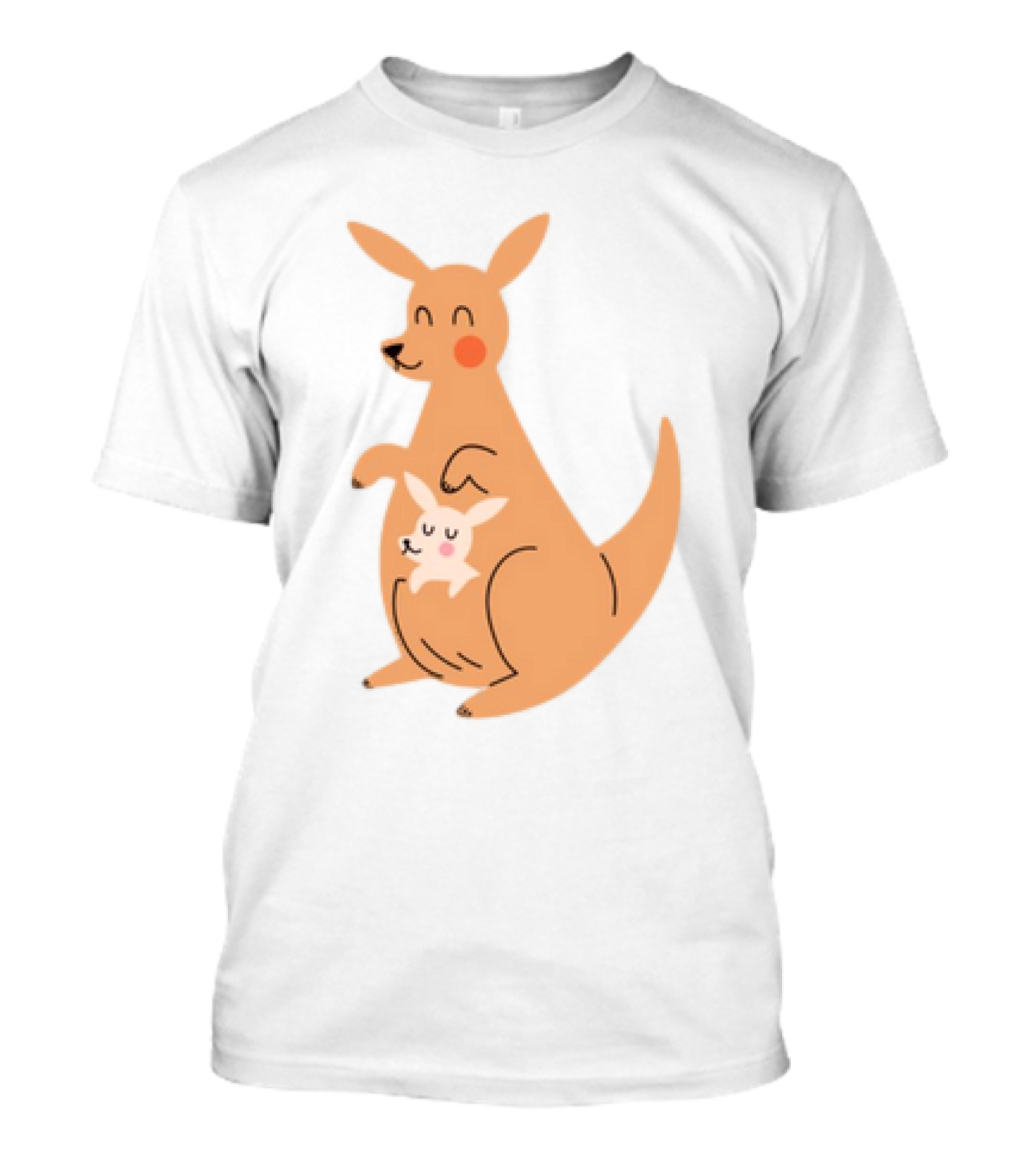 Mothers Day Kangaroos Cute Joey And Mum T-Shirt