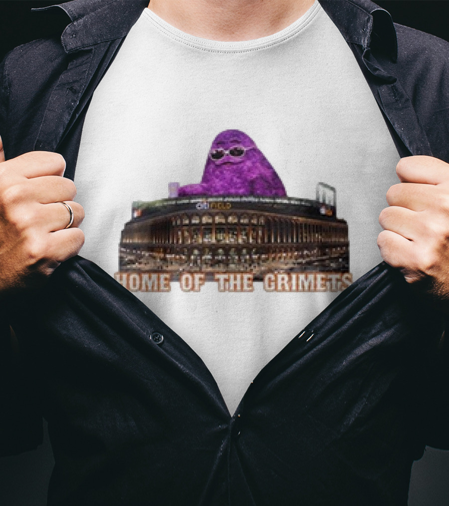 Citi Field Mets Grimace Home Of The Grimets T-Shirt