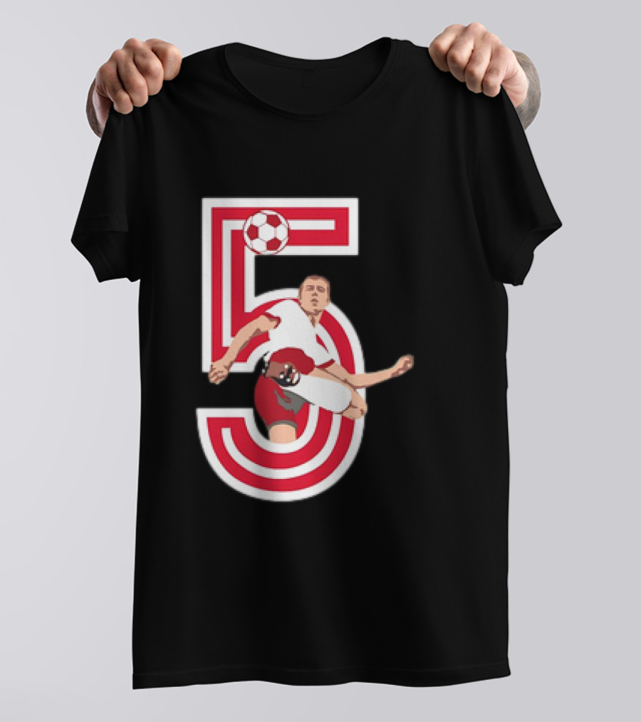 Franz Beckenbauer #5 Soccer Legend FC Bayern T-Shirt