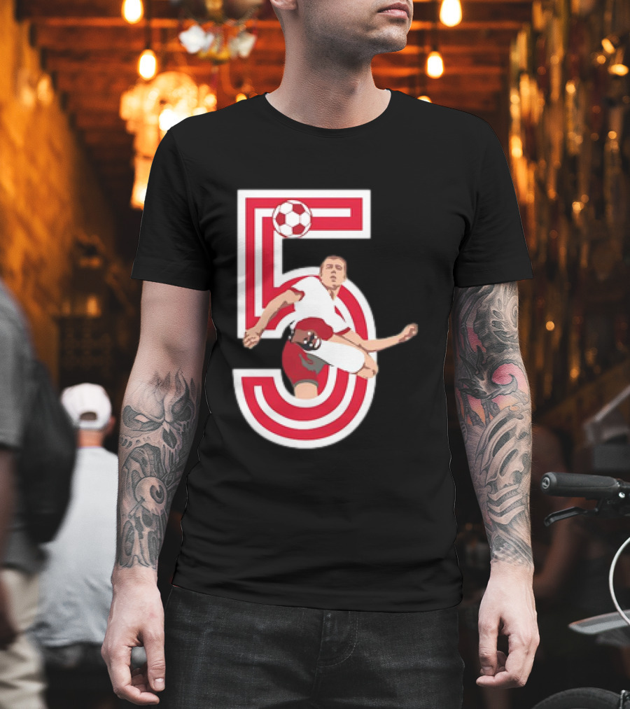 Franz Beckenbauer #5 Soccer Legend FC Bayern T-Shirt