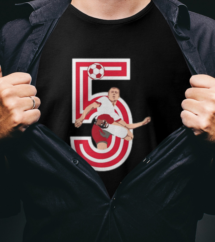 Franz Beckenbauer #5 Soccer Legend FC Bayern T-Shirt