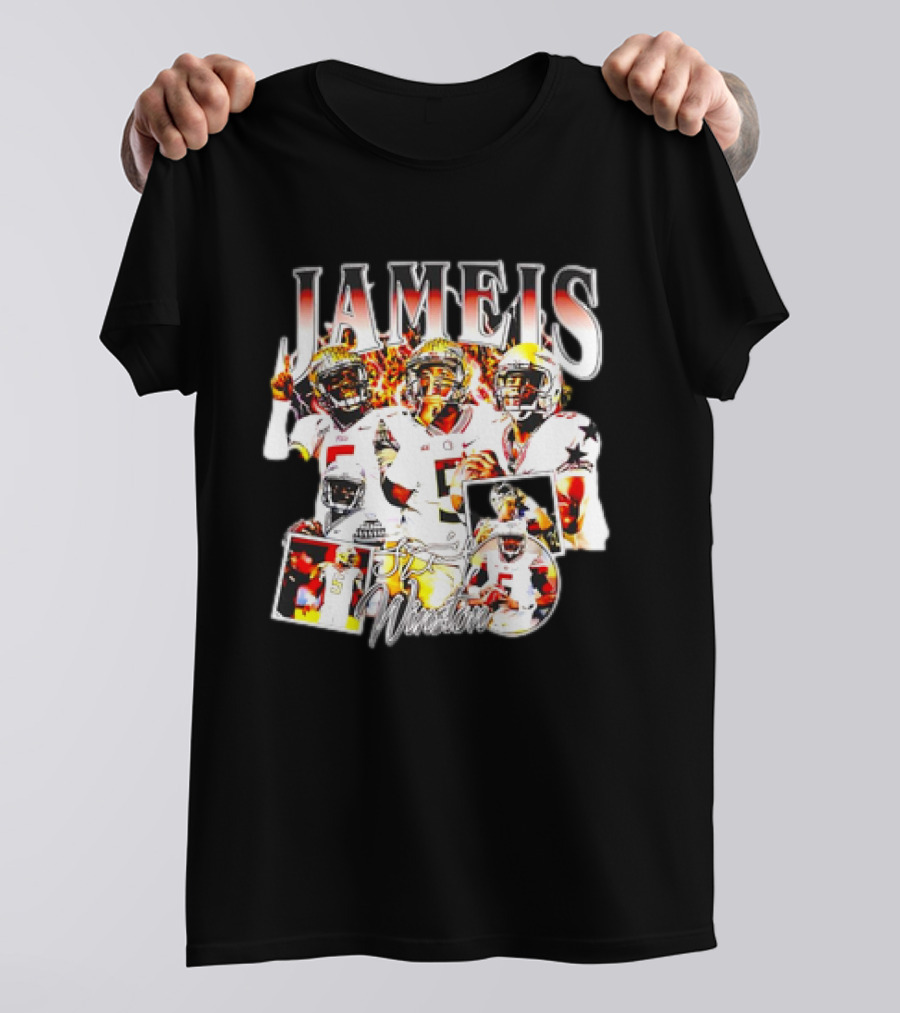 Jameis Winston Signature Football Vintage T-Shirt