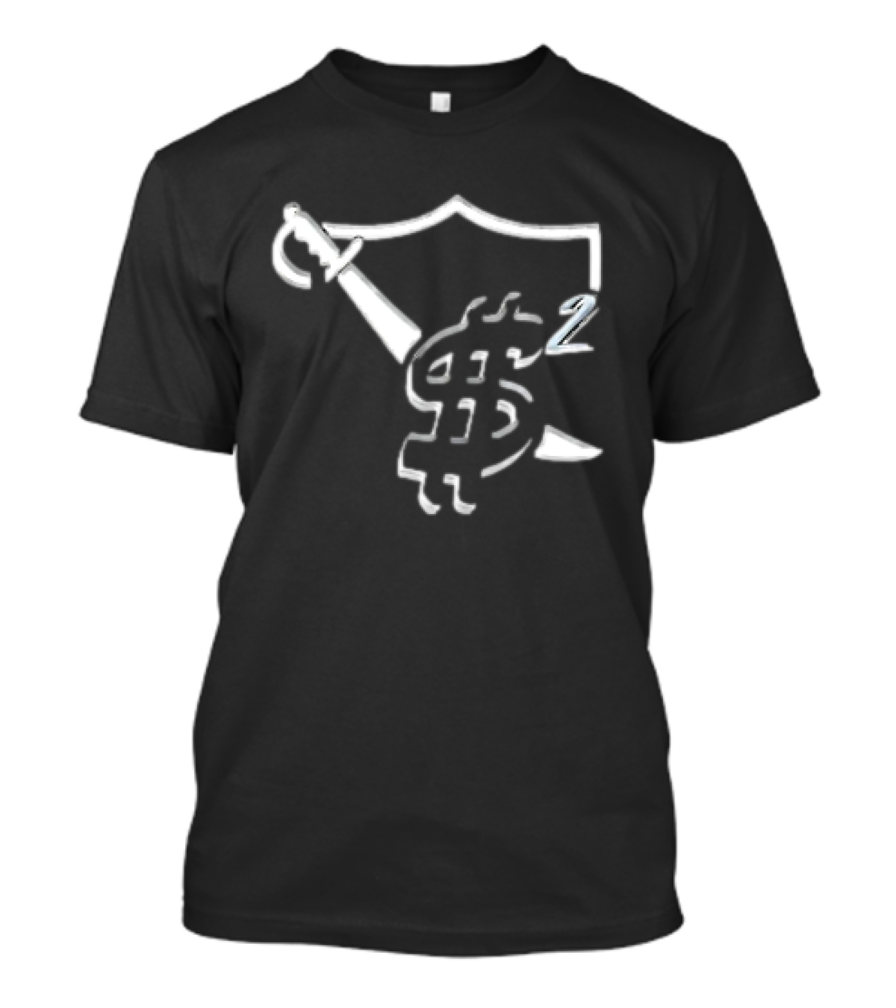 Las Vegas Raider Dollar Sword Shield T-Shirt