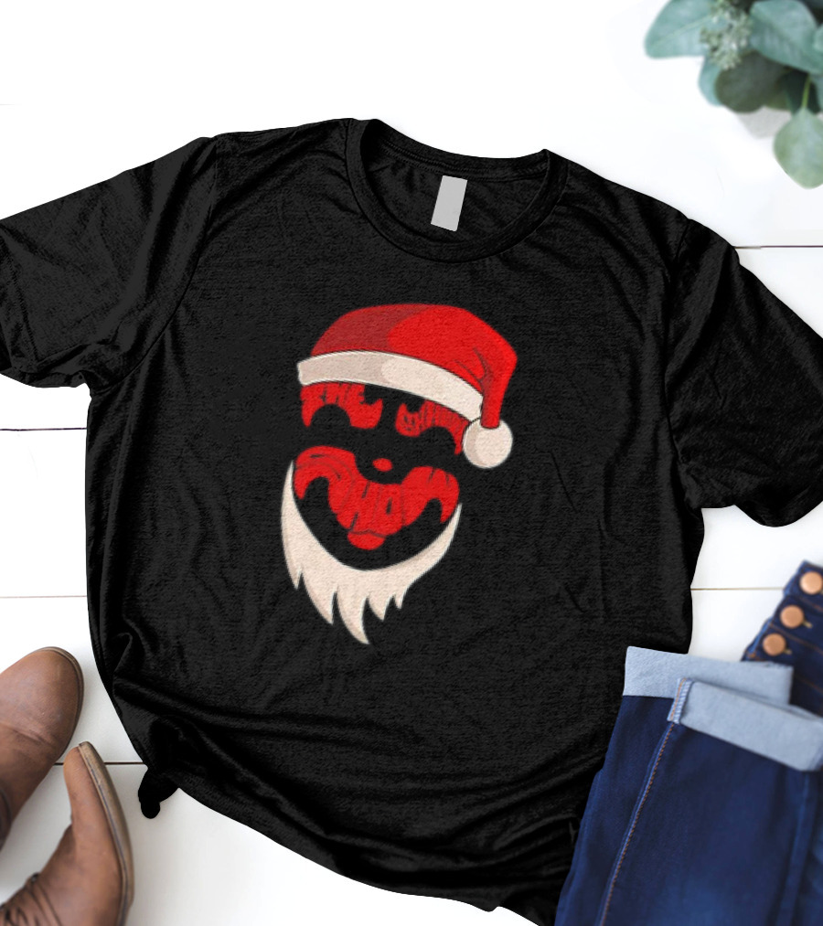 The Shaggs Santa Christmas Face T-Shirt