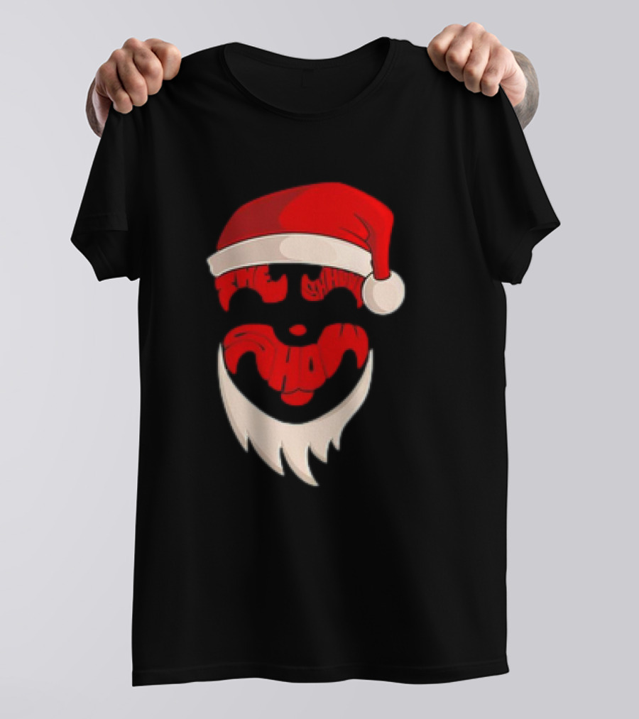 The Shaggs Santa Christmas Face T-Shirt