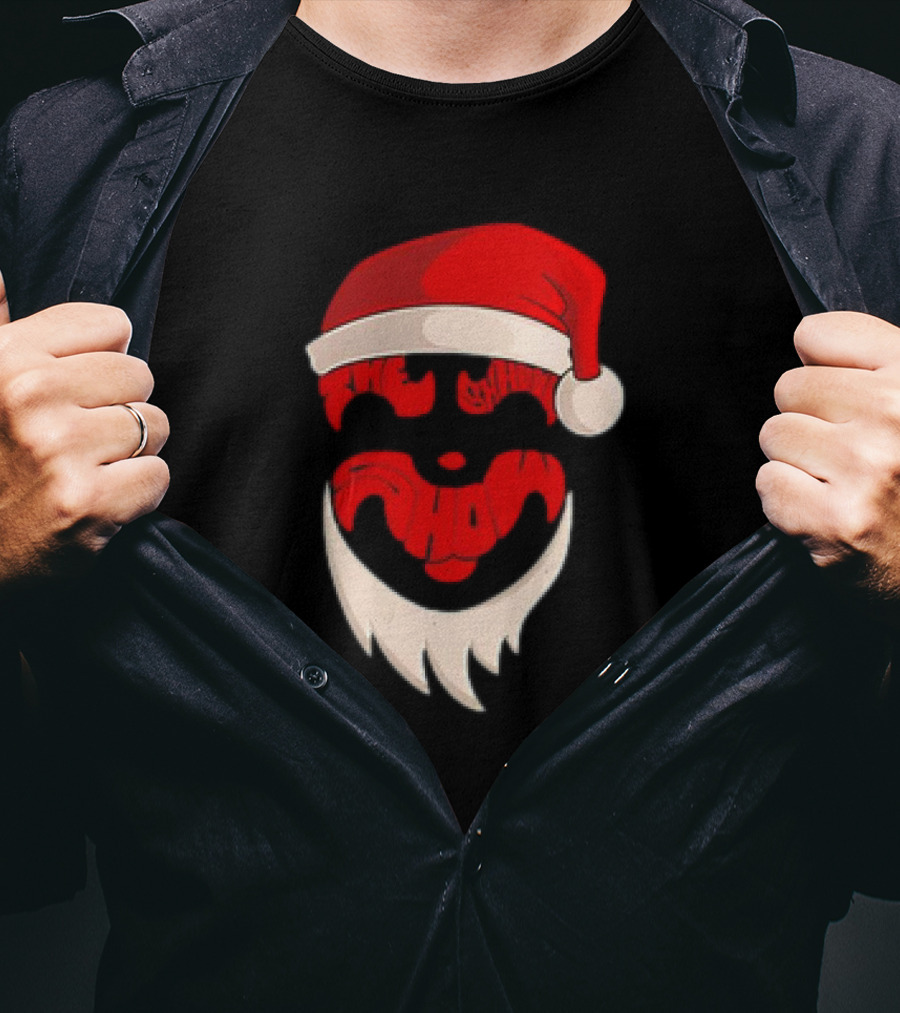 The Shaggs Santa Christmas Face T-Shirt