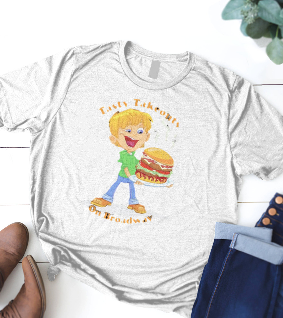 Tasty Takeouts On Broadway Hamburger Delight T-Shirt