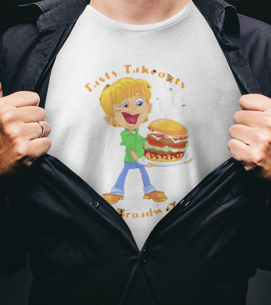 Tasty Takeouts On Broadway Hamburger Delight T-Shirt