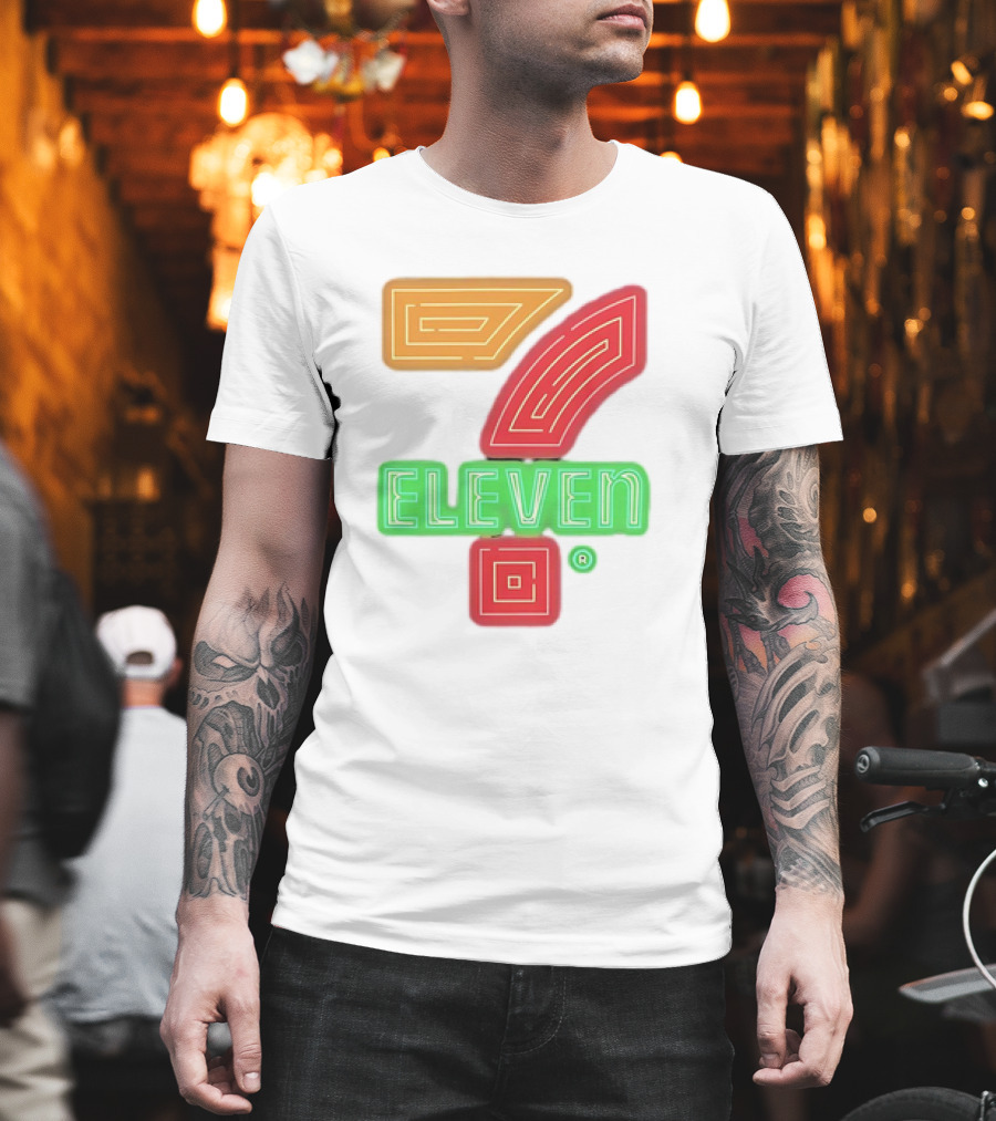 Ja’marr Chase X 7 Eleven Neon Logo Collaboration T-Shirt