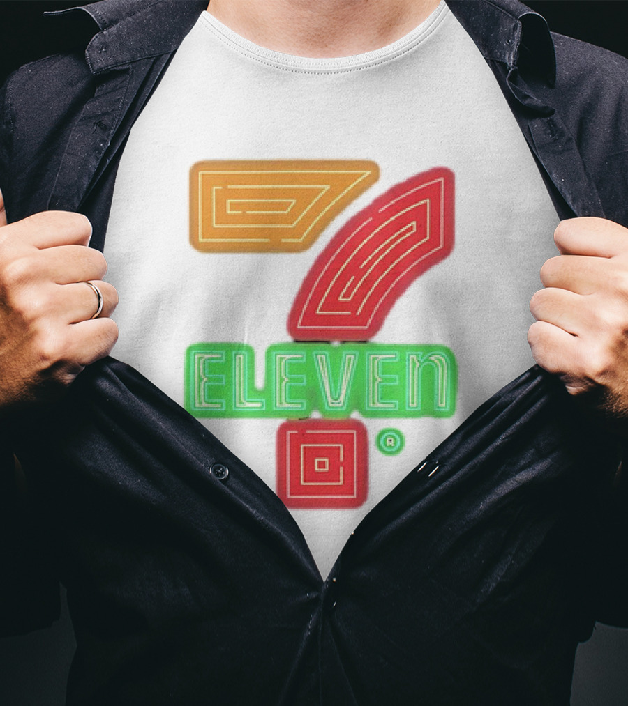 Ja’marr Chase X 7 Eleven Neon Logo Collaboration T-Shirt
