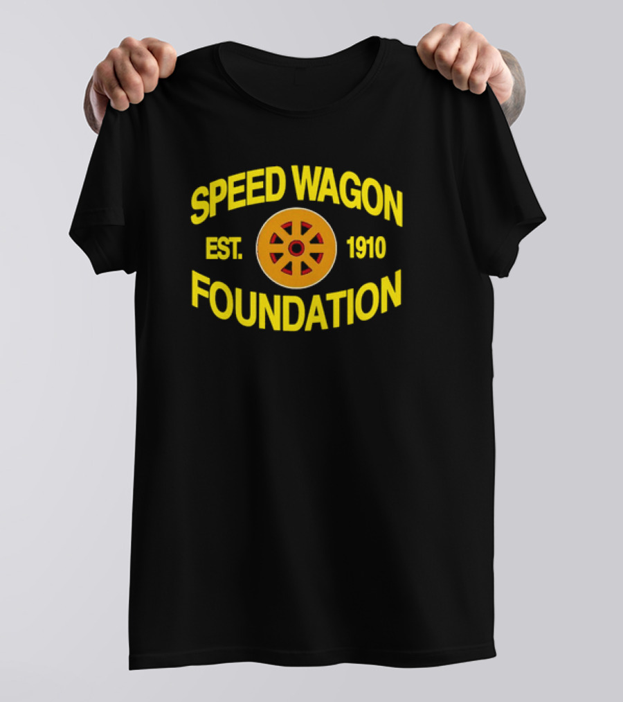 Speed Wagon Foundation Est 1910 Emblem With Wheel T-Shirt
