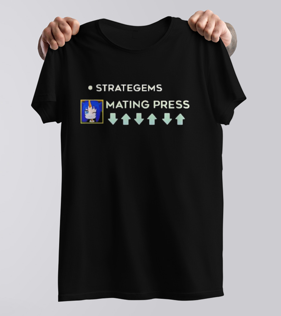 STRATEGEMS MATING PRESS DOWN ARROWS BLUE UNICORN T-Shirt