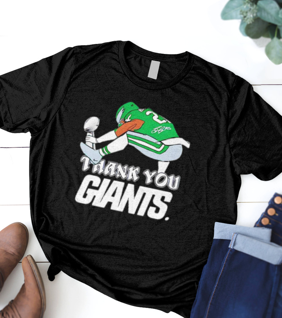 Thank You Giants Saquon Barkley Philadelphia Eagles Football T-Shirt