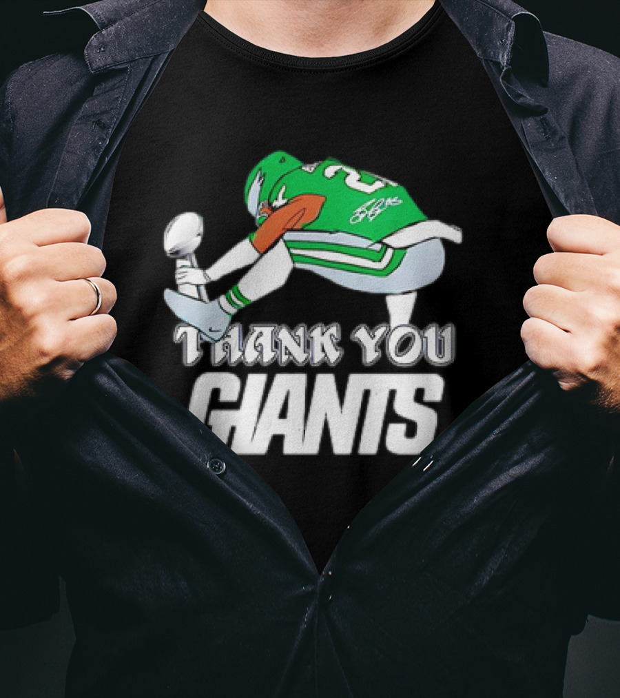 Thank You Giants Saquon Barkley Philadelphia Eagles Football T-Shirt