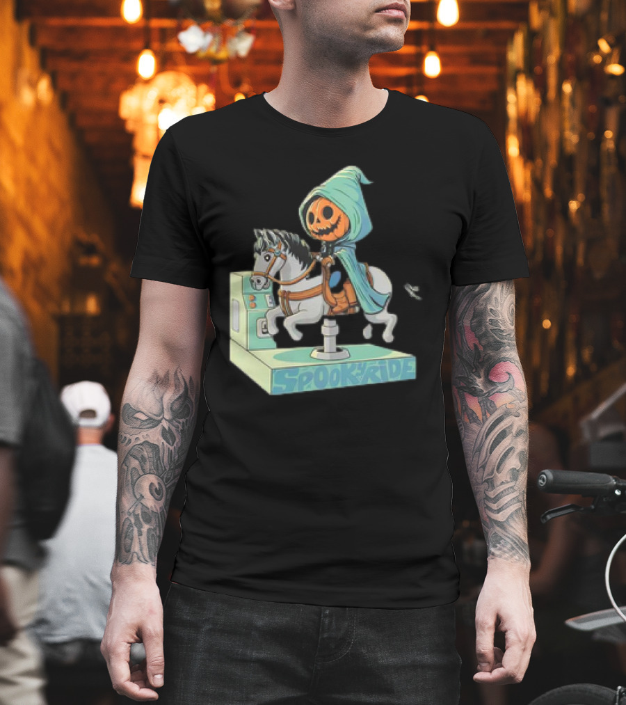 The Legend Of Sleepy Hollow Headless Horseman Spooky Ride Coin Operated Ride T-Shirt