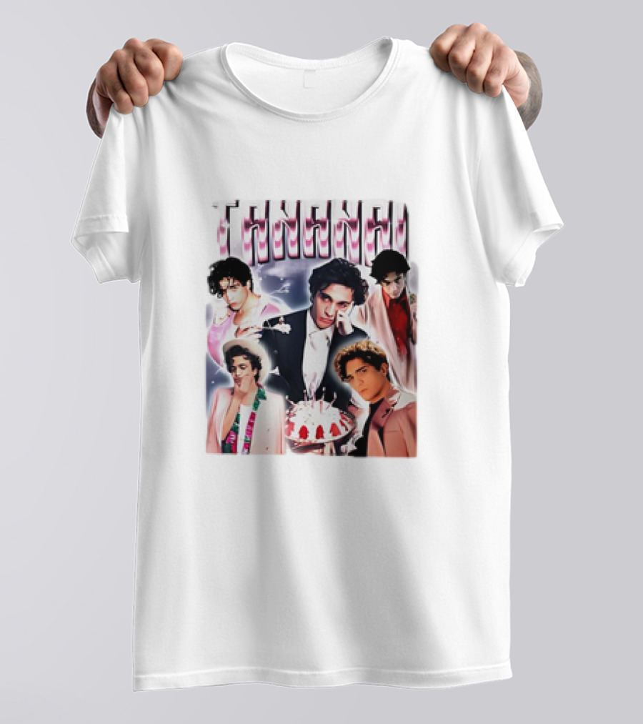 Tananai Cake Collage With Suit T-Shirt