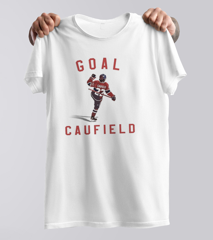 Goal Cole Caufield Montreal Canadiens Hockey T-Shirt