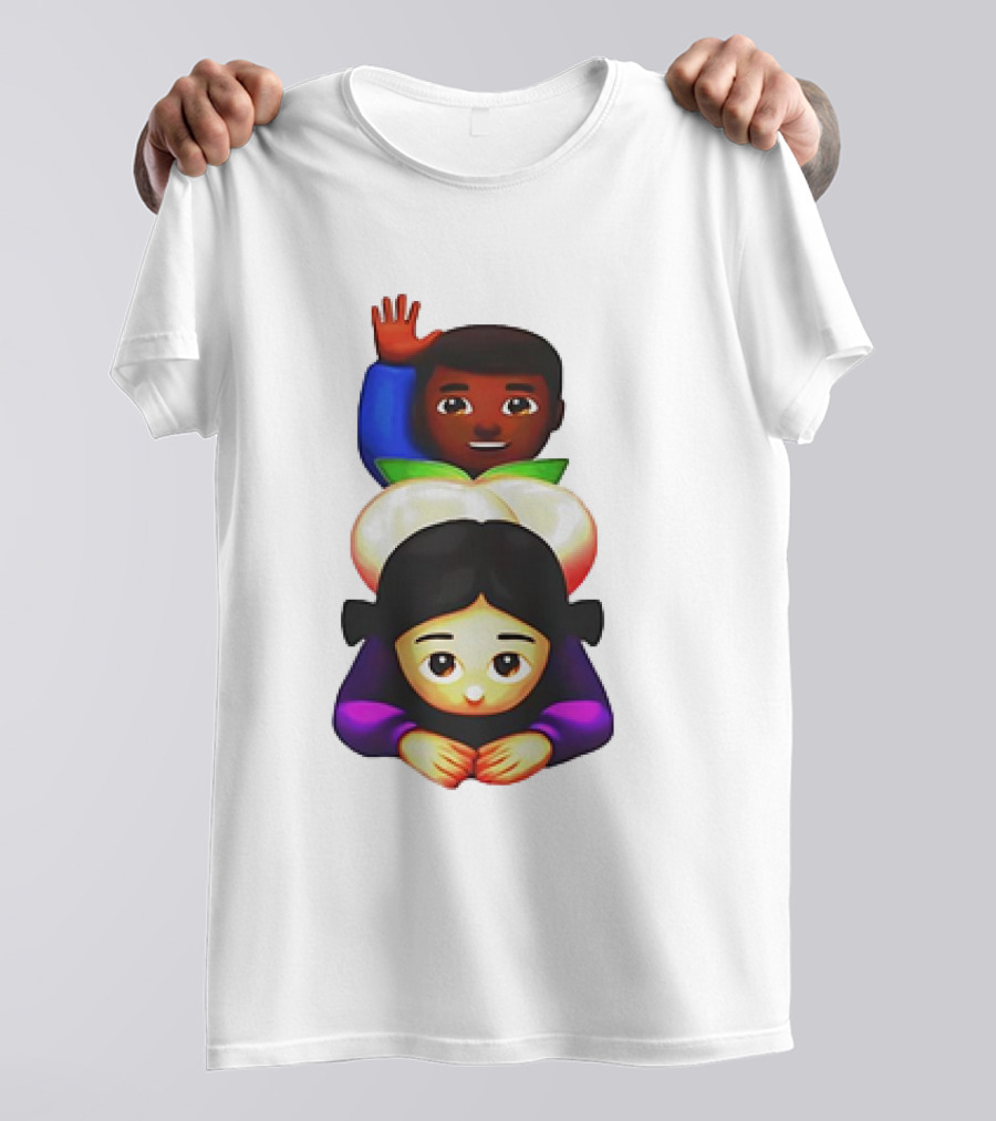 Doggystyle Emoji Meme Peach Behind Scene T-Shirt