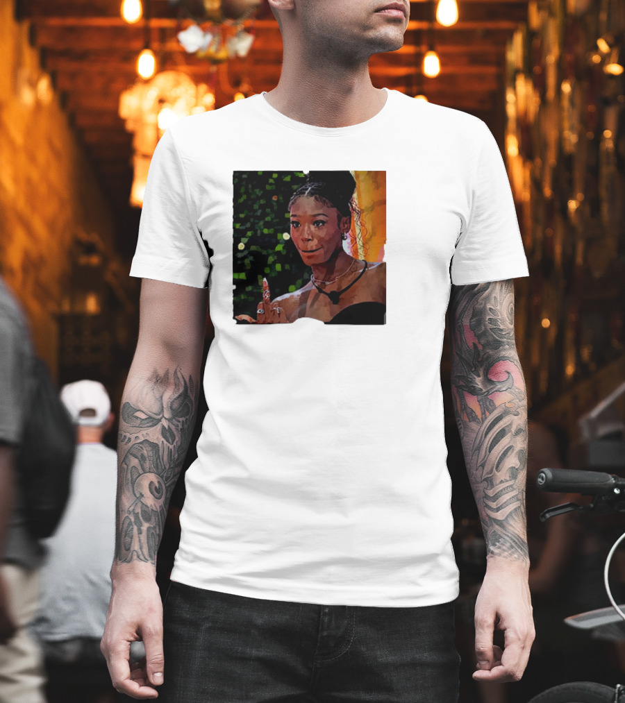 Love Island USA Serena Gesture Middle Finger T-Shirt