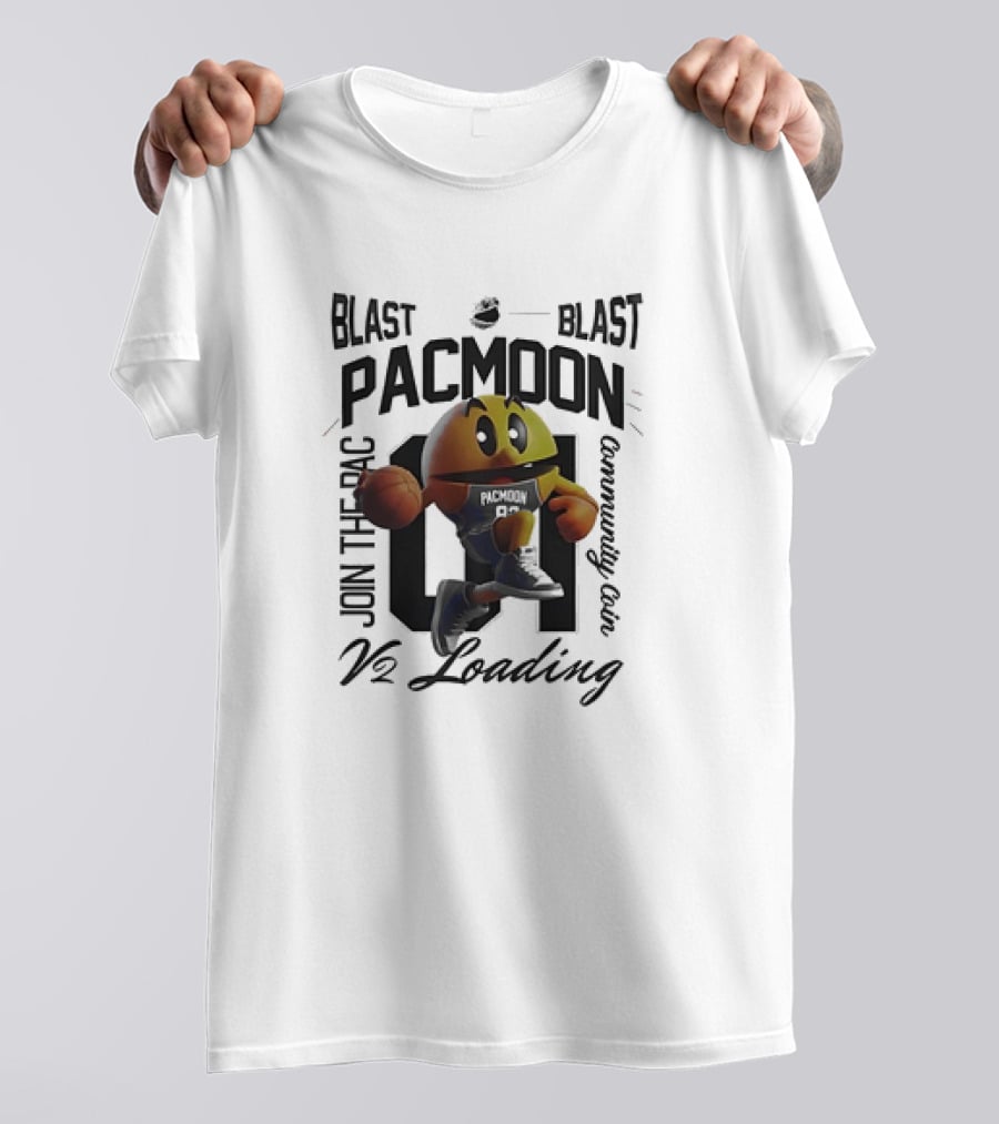 Blast Pacmoon Join The Pac Community Coin V2 Loading T-Shirt