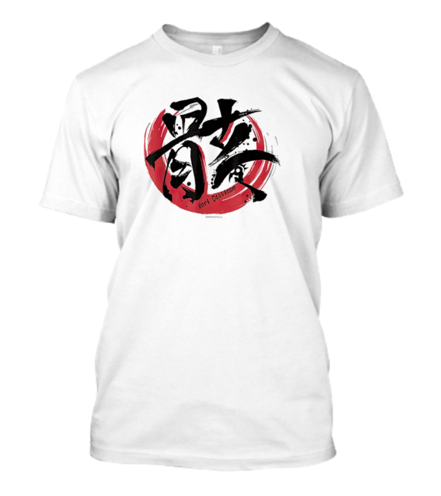Mori Calliope Kanji Red Circle Hololive Production Skeleton T-Shirt